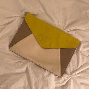 Leather Envelope Clutch
